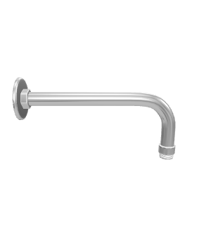 Stylish Curved Metal Pipe 3D Model - 3D Model