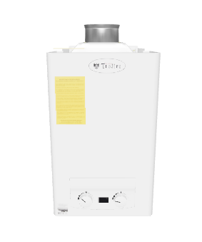 Compact Modern Gas Water Heater 3D Model - Household 3D Model