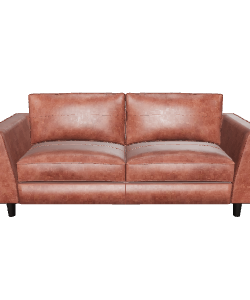 Stylish Modern Leather Sofa 3D Model - 3D Model