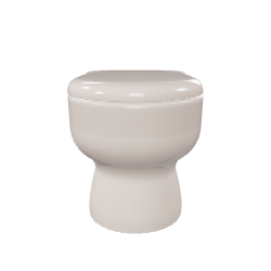 Contemporary Ceramic Toilet 3D Model - Household 3D Model