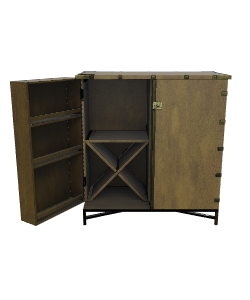 Basement Home Bar Facundo 3D Model - Furniture 3D Model
