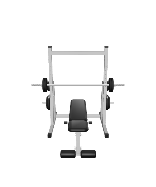 Adjustable Weight Bench 3D Model - 3D Model