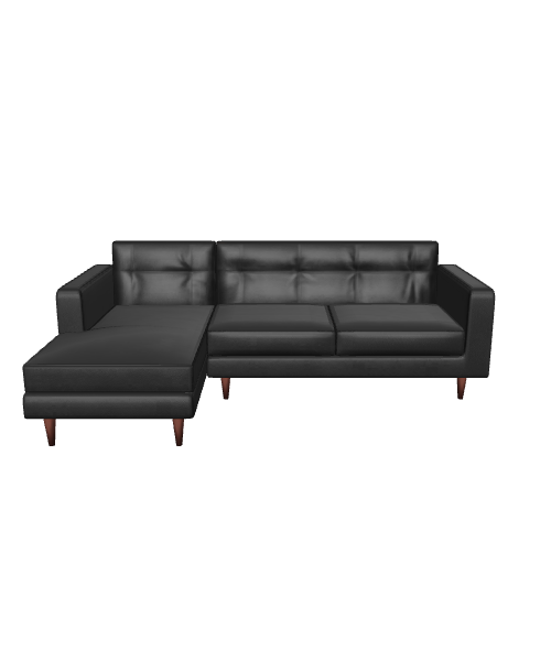 Stylish Modern Sofa 3D Model - Furniture 3D Model