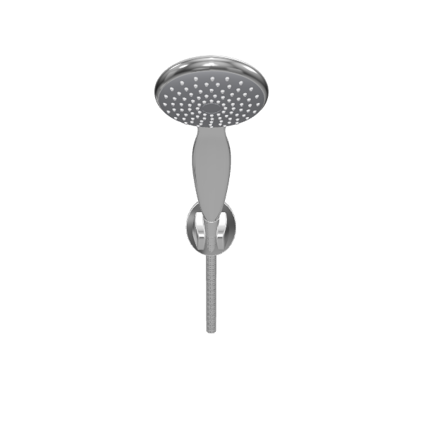 Sleek Modern Showerhead 3D Model - Household 3D Model