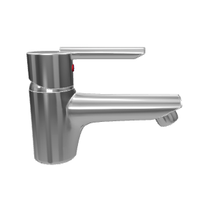 Sleek Modern Kitchen Faucet 3D Model - 3D Model