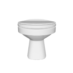 Contemporary Toilet Model 3D - Household 3D Model