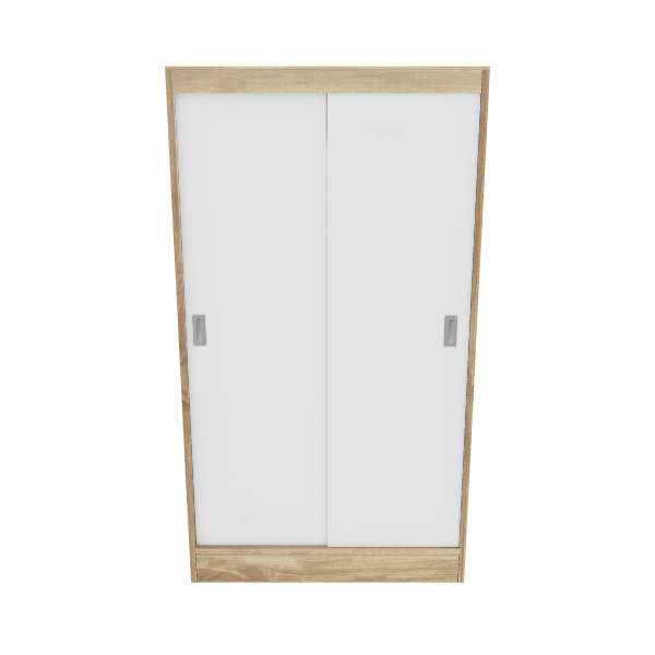 Minimalist Modern Sliding Door Wardrobe 3D Model - 3D Model