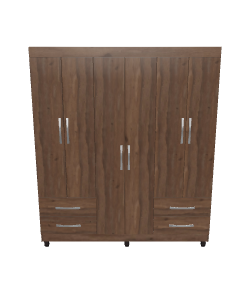 Stylish Wooden Cabinet 3D Model - 3D Model
