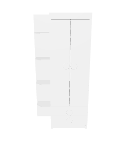 Closet Arcoiris 2P2C 3D Model - 3D Model