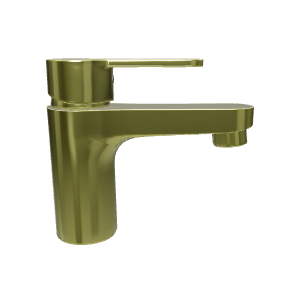 Gold Bathroom Faucet 3D Model - 3D Model