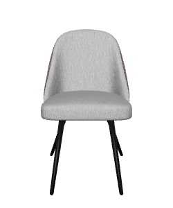 Stylish Fabric Dining Chair 3D - Furniture 3D Model