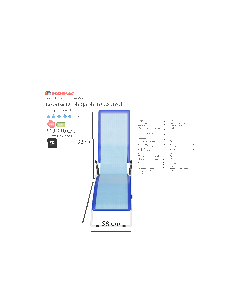 Adjustable Outdoor Recliner Model - Furniture 3D Model