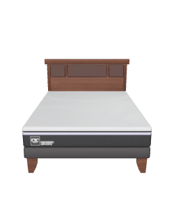 European Orthopedic Double Bed 3D - 3D Model