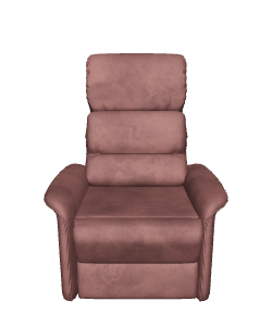 Stylish Minimalist Recliner Chair 3D Model - Furniture 3D Model