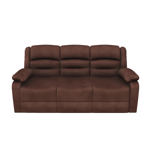 Stylish Brown Sofa 3D Model - 3D Model