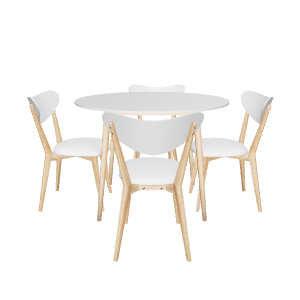 Dining Table with 4 Chairs 3D - 3D Model