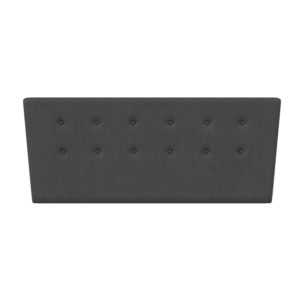 Elegant Upholstered Backrest 3D Model - 3D Model