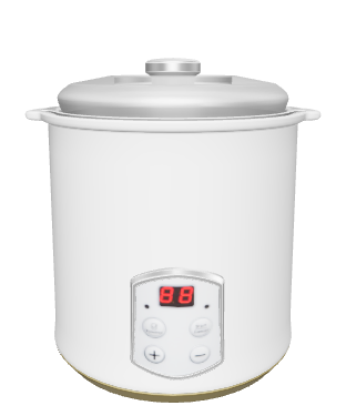 Sleek Digital Slow Cooker 3D Model - 3D Model