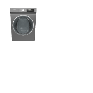 Stylish Front-Loading Washing Machine - 3D Model