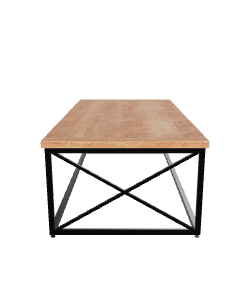 Stylish Wooden Dining Table 3D - 3D Model
