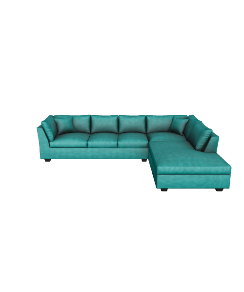 Elegant Modern Sectional Sofa 3D - Furniture 3D Model
