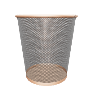Stylish Mesh Trash Can 3D - 3D Model