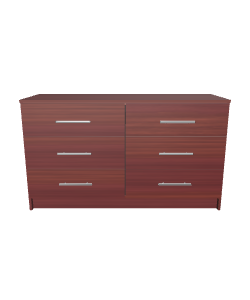 Altair Wenge Modern Dresser 3D - 3D Model