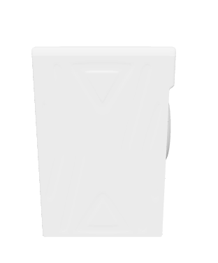 Sleek Modern Plastic Trash Bin 3D Model - 3D Model