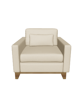 Stylish Modern Armchair 3D - Furniture 3D Model
