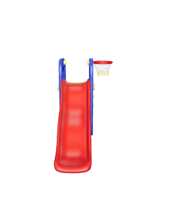 Children's Play Slide with Basketball Hoop 3D Model - 3D Model