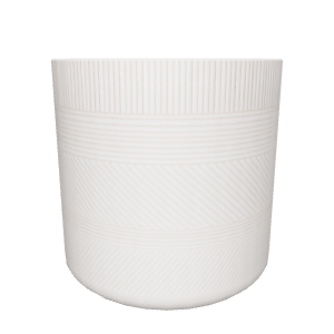 Elegant Minimalist Ceramic Planter 3D Model - Interior 3D Model