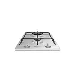 Sleek Stainless Steel Gas Cooktop 3D Model - 3D Model