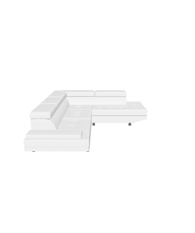 Contemporary L-Shaped Sofa 3D Model - 3D Model