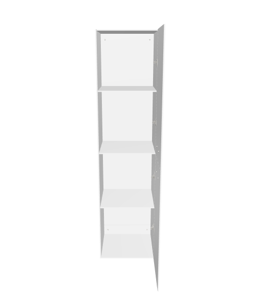 Minimalist White Storage Cabinet 3D Model - 3D Model