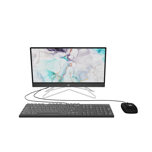 Sleek All-in-One Desktop Computer 3D Model - 3D Model