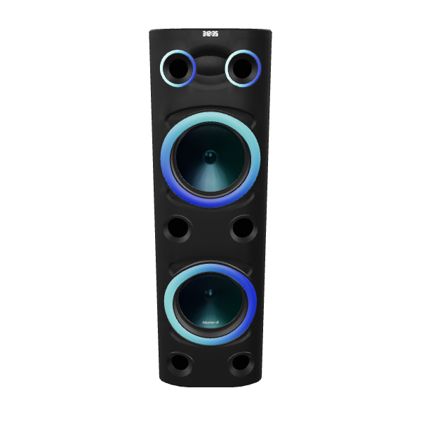 Stylish RGB Floor Speaker 3D Model - Interior 3D Model