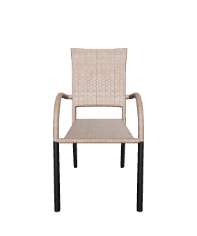 Contemporary Outdoor Dining Chair 3D Model - 3D Model