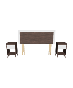 Stylish Modern Bedroom Furniture Set 3D Model - Furniture 3D Model