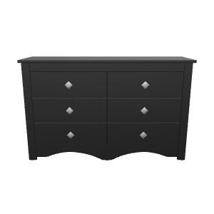 Elegant Modern Chest of Drawers 3D Model - 3D Model