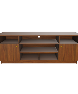 Modern Wooden TV Stand 3D Model - 3D Model