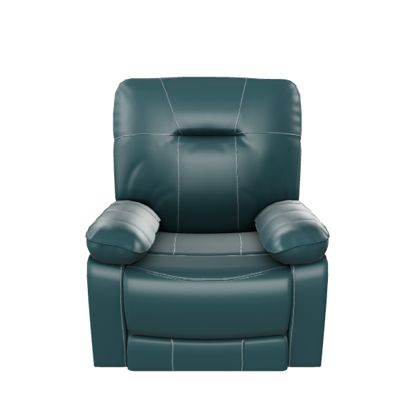Stylish Modern Reclining Leather Chair 3D Model - 3D Model