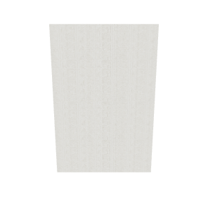 Minimalist White Vertical Panel 3D Model - 3D Model