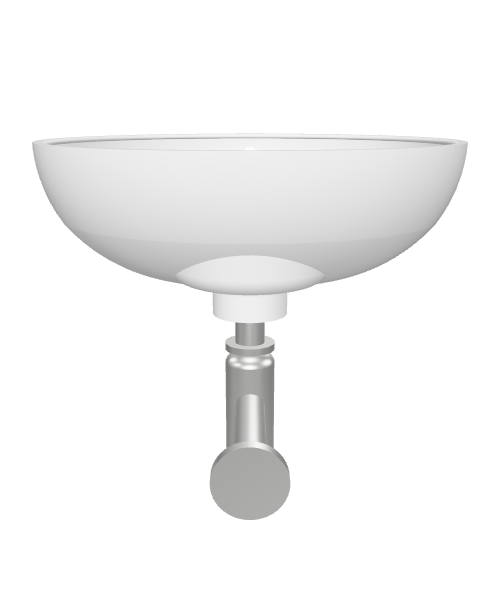 Stylish Modern Bathroom Sink 3D Model - 3D Model