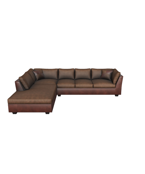 Stylish Modern Sectional Sofa 3D Model - 3D Model