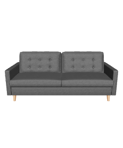 Stylish Modern Two-Seat Sofa 3D Model - 3D Model
