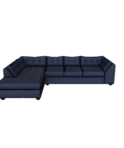 Stylish Modern L-Shaped Sofa 3D Model - 3D Model