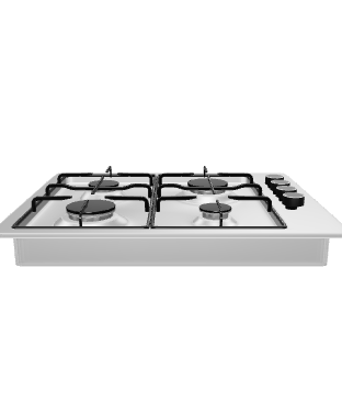 Sleek Gas Cooktop 3D Model - 3D Model