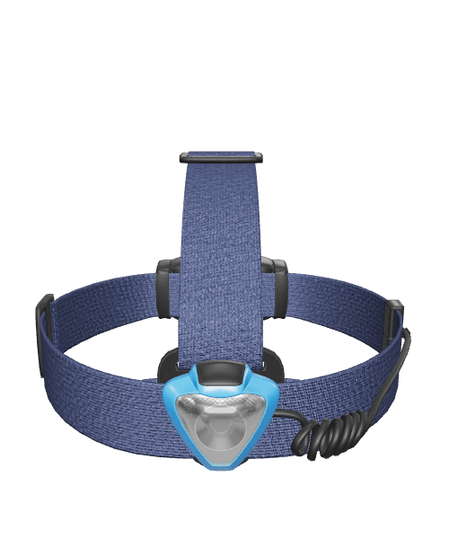 Stylish Blue Fabric Headlamp 3D Model - Prop 3D Model