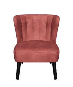 Elegant Upholstered Accent Chair 3D Model - 3D Model