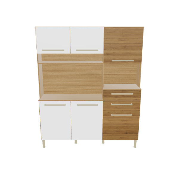 Modern Kitchen Cabinet 3D Model - 3D Model